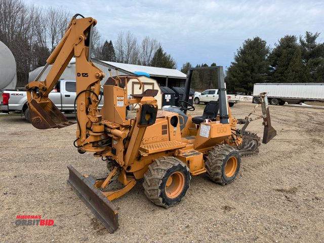 Lot 1-10250 - Case 560 Trencher with D 125 backhoe attachment