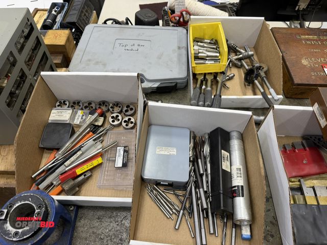 Lot 1-10242 - Large lot of assorted taps, dies, and drills.