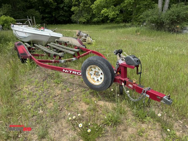 Lot 1-6660 - (1) 2002 Nitro tandem axle boat trailer, VIN 4TM15FH222B001039, 4500 lb. GVWR, trailer may be for sc...