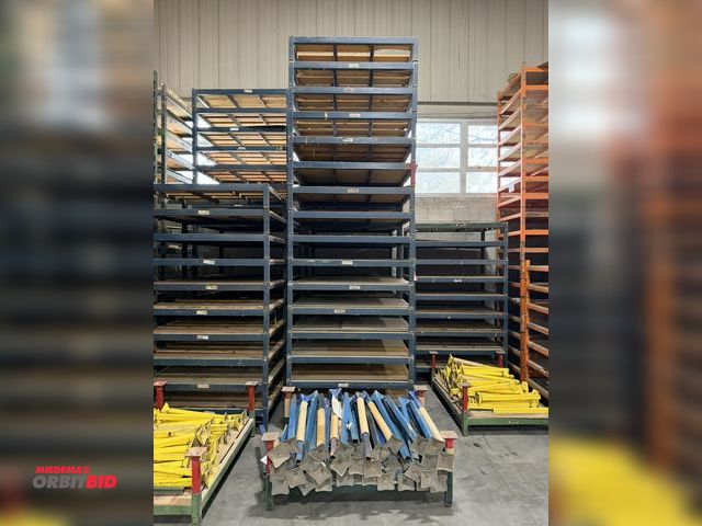 Lot 1-19605 - Approx. (32) Jarke heavy duty Airector metal skids/pallets, 48" x 36" x approx. 9" tall with 34" leg...