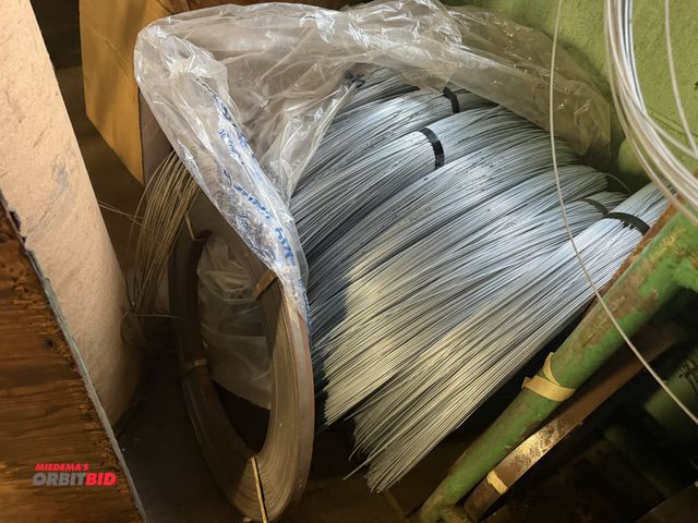 Lot 1-18776 - Lot of several spools of stainless steel wire.