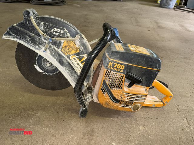 Lot 1-18139 - (1) Partner, model K700, Active III, approx. 12" diameter gas powered concrete saw, engine pulls thr...