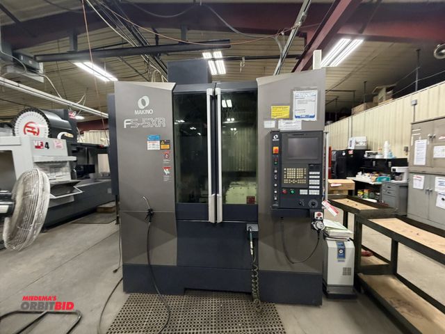 Lot 1-1639 - 2015 Makino F5-5XR CNC Vertical Machining Center 5-Axis, 20000-RPM, 30-Position Automatic Tool Chang...