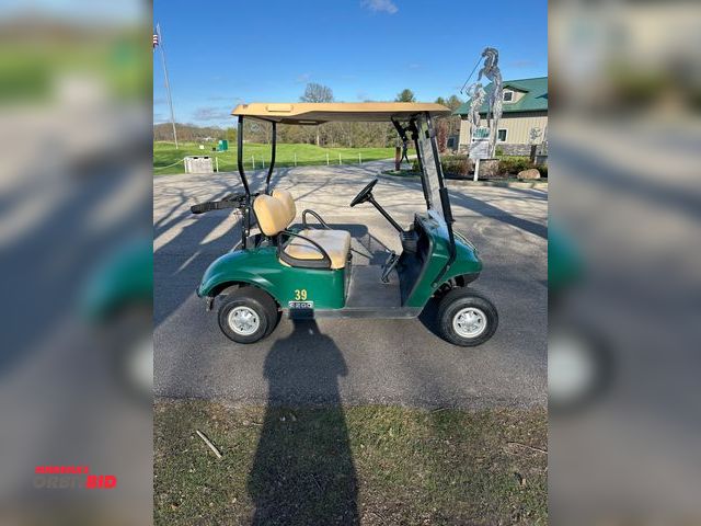 Lot 1-19414 - (1) 2017 E-Z-Go golf cart with a Kawasaki gas engine, model 625111G01, includes canopy, ball cover, ...