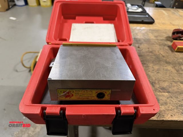 Lot 1-18612 - (1) Dongguan, model X41, magnetic chuck, 6" x 6" with case.