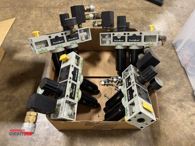 Orbitbid.com - Lot 1-2166 - Lot of (4) Numatics Flex Blok pneumatic ...