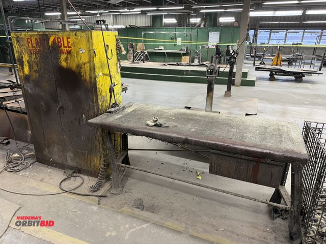 Lot 1-17221 - (1) Just-Rite 43" width x 65" height x 18" depth, 2-door steel flammable liquid safety storage cabin...