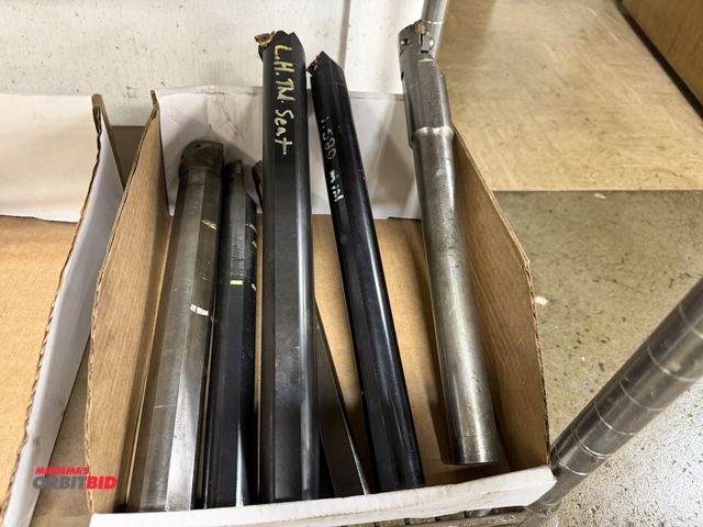 Lot 1-6312 - Lot of (6) assorted indexable boring bars, includes Sandvik 5512-032-04 4X, Sandvik 5513020-26 20 IP...
