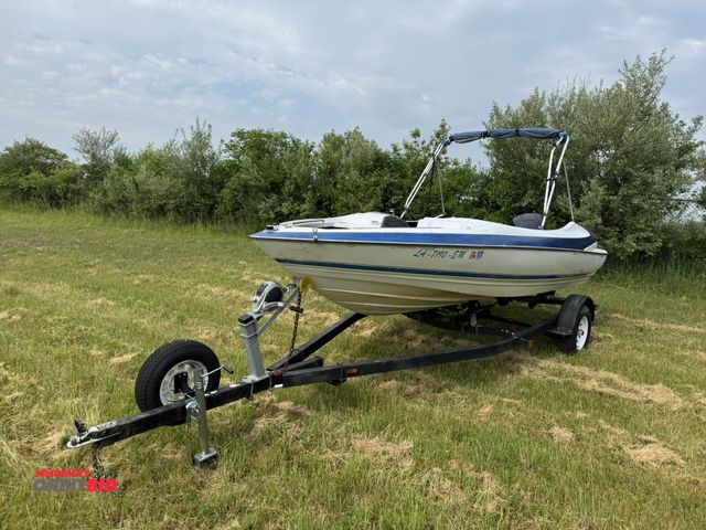Lot 1-6516 - (1) open  bow speed boat, for parts or repair only, VIN XLDB59AL293, Bimini top, Evinrude 88 SPL out...