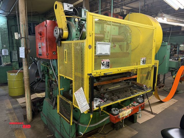 Lot 1-18645 - (1) Rouselle, 45-ton capacity press, S/N 16617, with Rouselle 60-ton capacity press with 4" stroke, ...