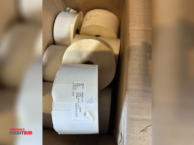 Lot 1-18340 - lot of lable stickers, sound machine,Schlage door handle, 12x12 air return vent, and more