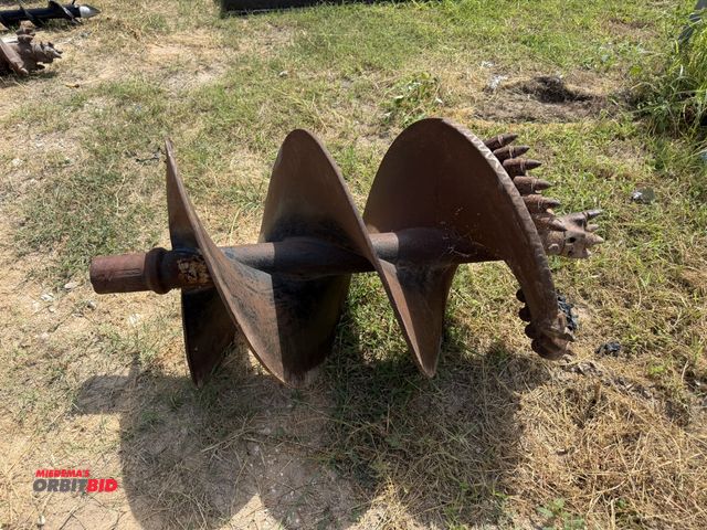 Lot 1-9583 - Lot of (1) post hole auger bit, approx. 23" diameter