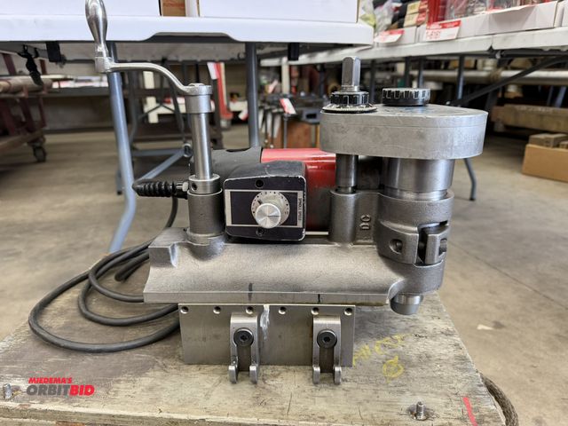 Lot 1-6182 - (1) Climax portable machine tool, unknown model, key mill with a Kennedy 24" steel tool box full of ...