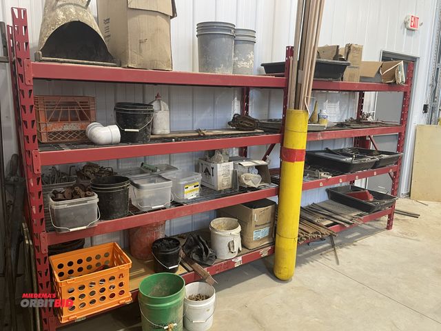 Lot 1-18817 - (1) adjustable metal racking unit, approx. 152" long x 24" deep x 78" tall, does not include content...