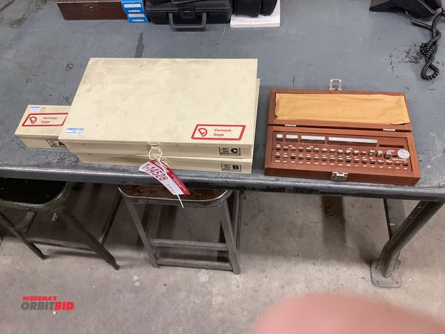 Lot 1-14528 - Lot including (1) set of Vermont Gauge Series A pin gauges, sizes .011/.060 (incomplete), with steel...