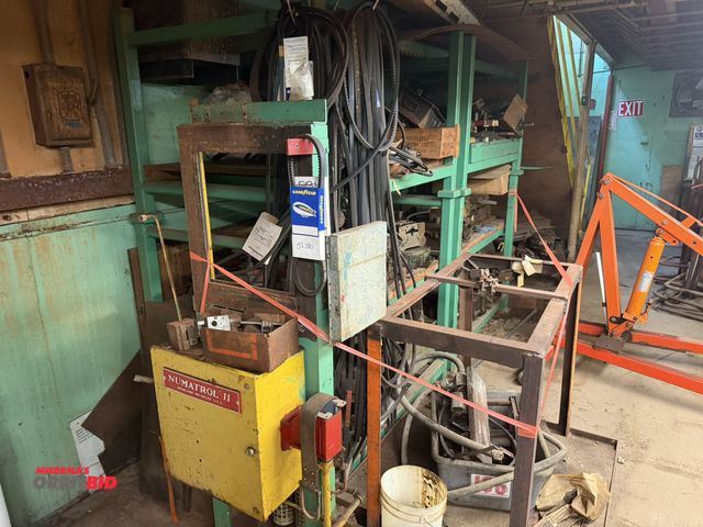 Lot 1-18486 - Large lot of assorted dies, includes (4) heavy duty stackable racks, racks measure approx. 59" x 40"...