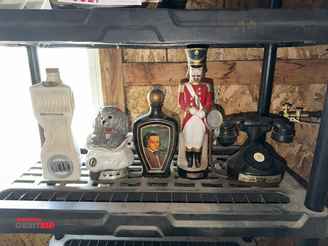 Lot 1-8328 - Lot of (5) assorted collectible whiskey bottles.