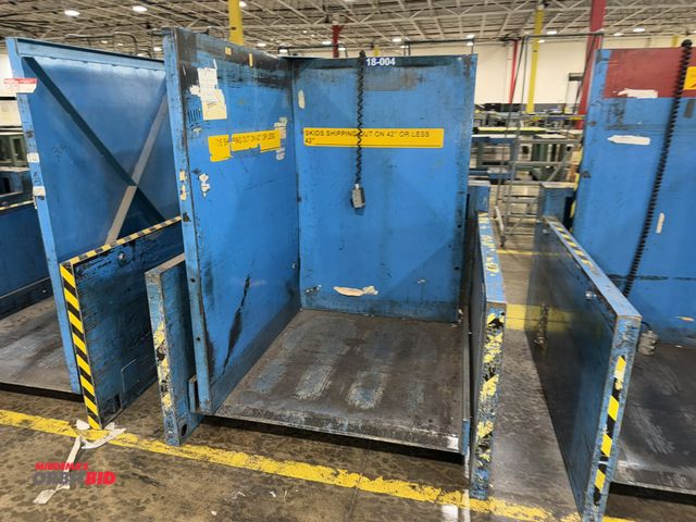 Lot 1-5179 - (1) Lift Products, Inc., 110V, 1000 lb. capacity skid lift with hand held pendant.