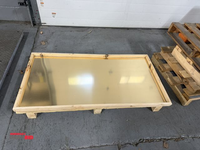Lot 1-18721 - Lot of (11) pieces of brass sheeting, 24" x 48" with .020" thickness.