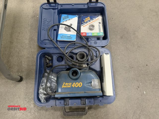 Lot 1-771 - (1) Drill Doctor 400 drill sharpener with case and accessories.