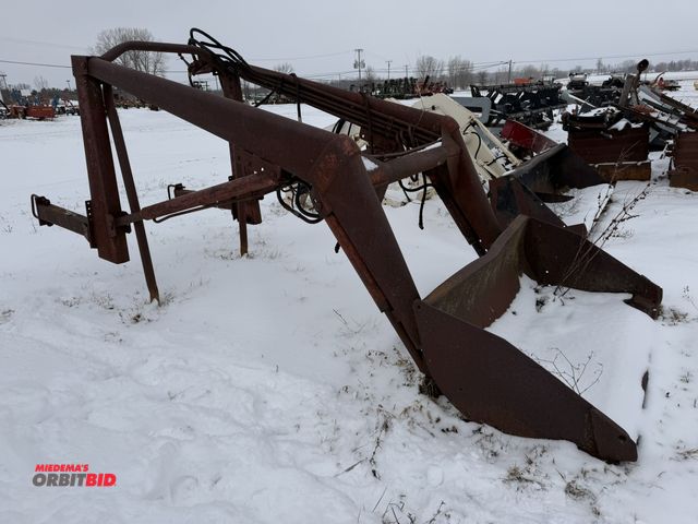 Lot 1-11457 - (1) DuAl tractor loader attachment with a 60" wide bucket, bucket is rotted and will need repair, no...