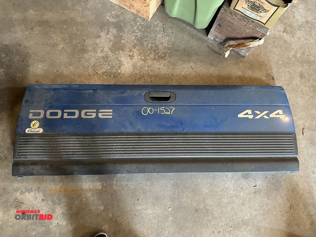 Lot 1-17830 - (1) tailgate for a Dodge 4 x 4 pickup truck, model unknown.