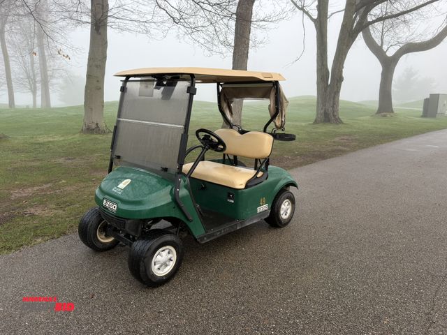Lot 1-19343 - (1) 2017 E-Z-Go golf cart with a Kawasaki gas engine, model 625111G01, includes canopy, ball cover, ...