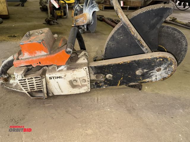 Lot 1-18138 - (1) Stihl, model unknown, gas powered 14" concrete saw, engine pulls through and has compression, wo...