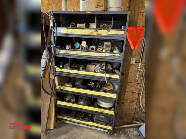 Lot 1-19928 - (1) shelf, 42.5" wide x 18" deep x 75" tall, with contents of assorted NAPA Gold fuel filters, assor...