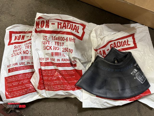 Lot 1-1195 - (3) size 15x600-6 NHS non-radial inner tubes.
