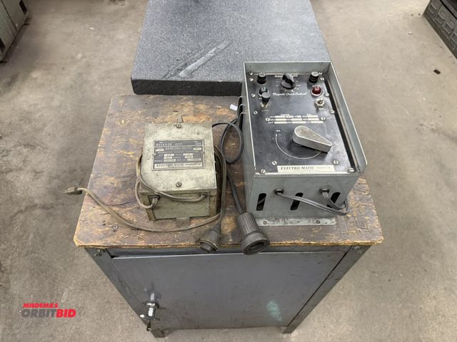 Lot 1-1769 - Lot of (1) Electro-Matic MAG in DMAG, magnetic chuck control, 0-115V, model SPAV2-11, and (1) Electr...