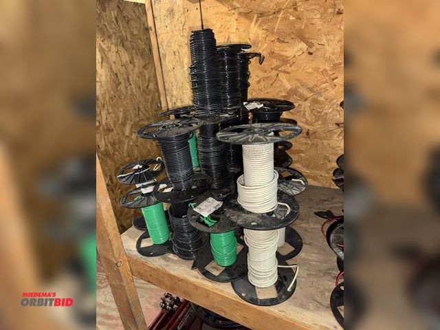 Orbitbid.com - Lot 1-4517 - Lot of (22) partial spools of 10 gauge wire ...