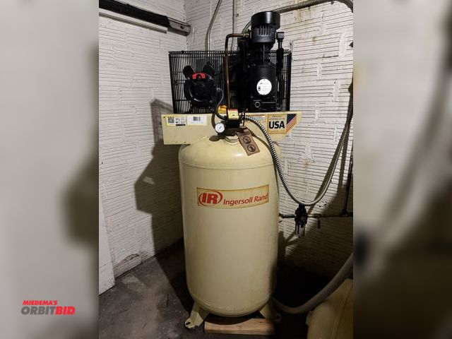 Lot 1-4901 - (1) Ingersoll-Rand, model TS4N5, 80 gallon compressor with a 5 HP, 208/230V, single phase electric m...