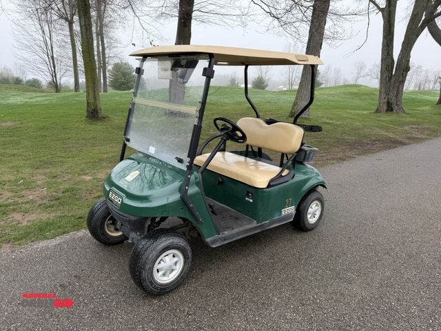 Lot 1-19393 - (1) 2015 E-Z-Go golf cart with a Kawasaki gas engine, does not include Club canopy, includes ball wa...