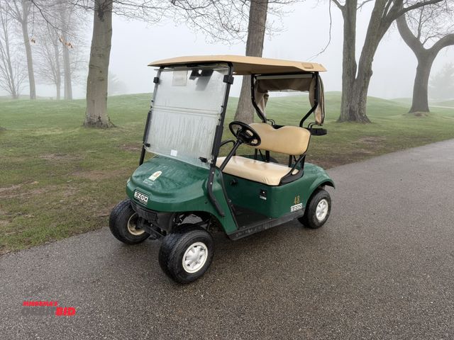 Lot 1-19347 - (1) 2017 E-Z-Go golf cart with a Kawasaki gas engine, model 625111G01, includes canopy, ball cover, ...