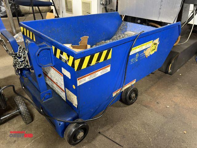 Lot 1-12437 - (1) Vestil, model H-25-HD, 6000 lb. capacity, self-dumping hopper.