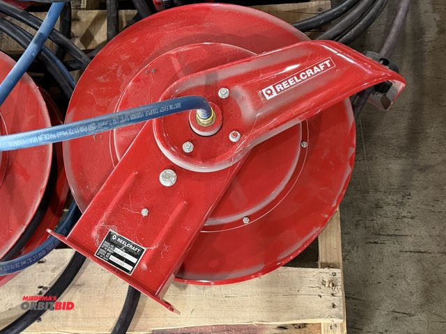 Lot 1-5263 - (1) Reelcraft, model 7850-OLP, retractable air hose reel.