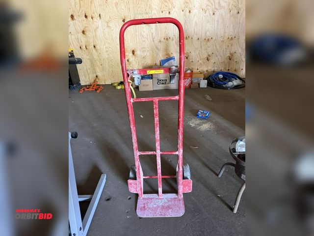 Lot 1-13162 - (1) Milwaukee metal hand truck dolly with hard rubber tires.