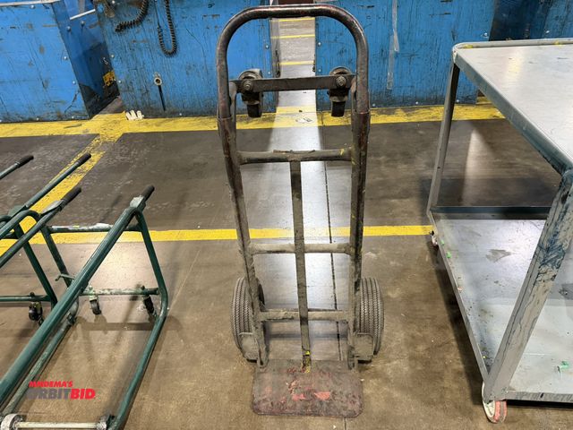Lot 1-5204 - (1) 2-wheel dolly with lay back wheels, can be used standing or flat.