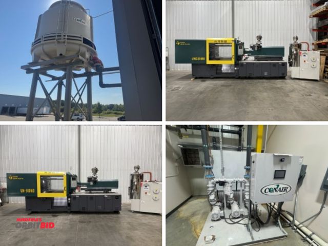 Like New Plastic Injection Molding Equipment and Chiller