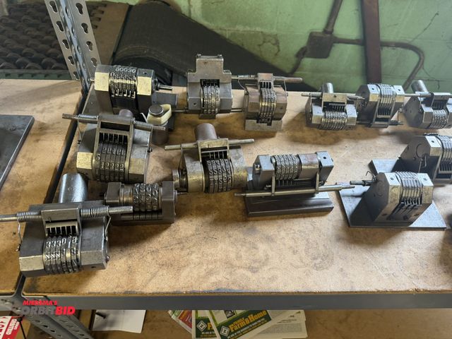 Lot 1-18769 - approx. (27) numbering heads for use of stamping numbers on materials such as brass, aluminum, and s...