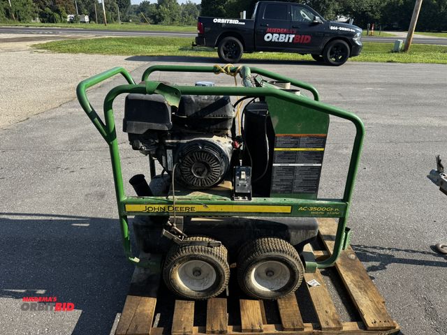 Lot 1-6760 - (1) John Deere portable steam cleaner power washer, model AC-3500GHH, 3500 PSI, 3.3 gallons per minu...