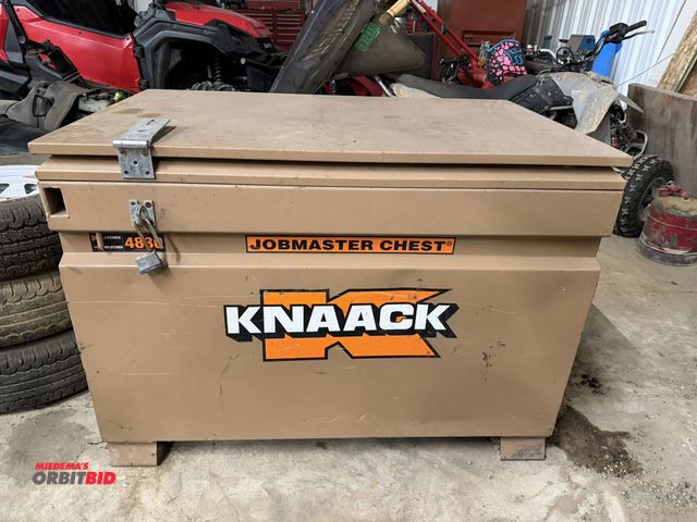 Lot 1-1467 - (1) Knaack, model 4830, 48" width x 34" height x 30" depth Job Master Chest, S/N 1805210771, with pn...