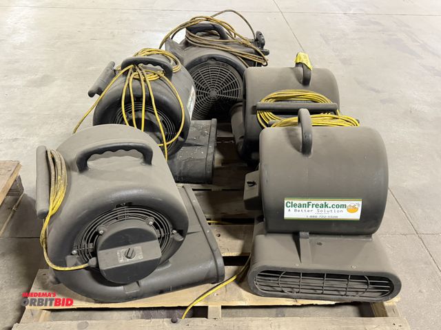 Lot 1-17548 - Lot of (5) various 120V portable blowers, working conditions unknown.