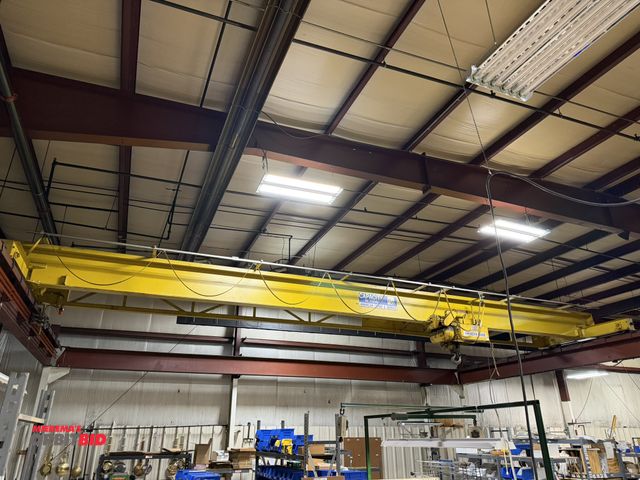 Lot 1-19008 - (1) American Crane &amp; Service, Class B, 7.5-ton capacity bridge crane, pendant controls, approx. ...