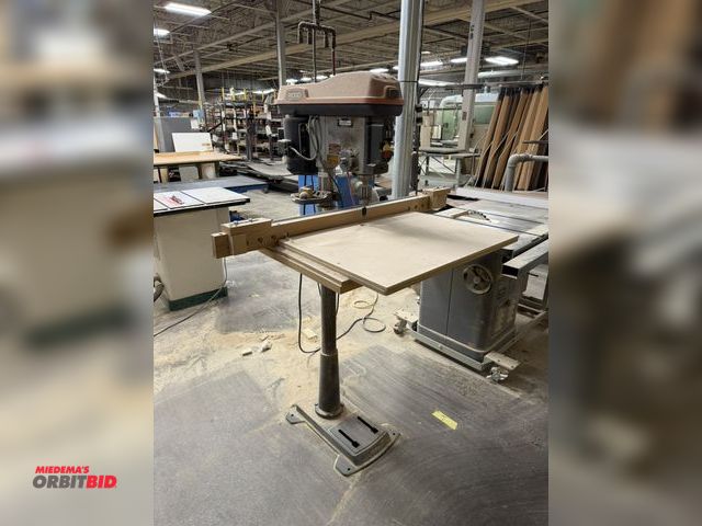 Lot 1-16412 - (1) Ridgid, model DP15501, 15", 12-speed drill press, with LED work light, 120V, 3/4 HP.