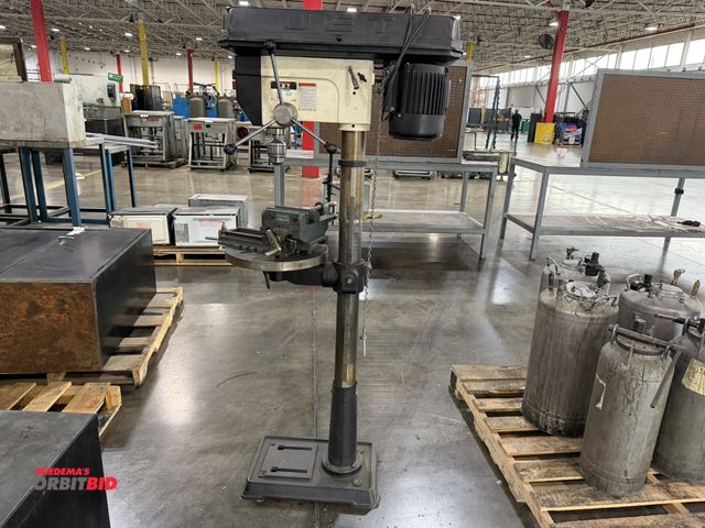Lot 1-5431 - (1) Jet, model JDP-17MF, free standing, 120V, single phase shop drill press with 3/4" HP electric mo...