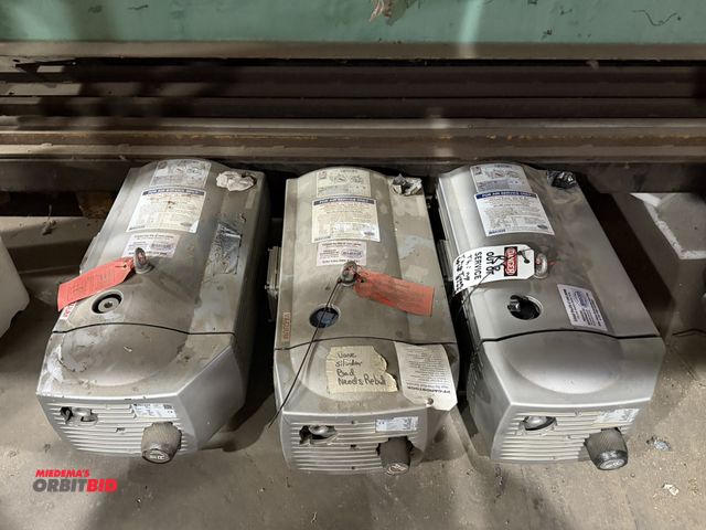 Lot 1-18682 - Lot of (3) Becker air compressor bodies (no electric motors), all for parts or repair, non-working c...