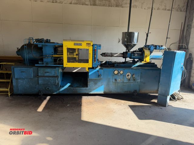 Lot 1-13351 - Bipel 260/88 Thermoset horizontal plastic injection molding machine 200-ton, hydraulic clamp, approx...