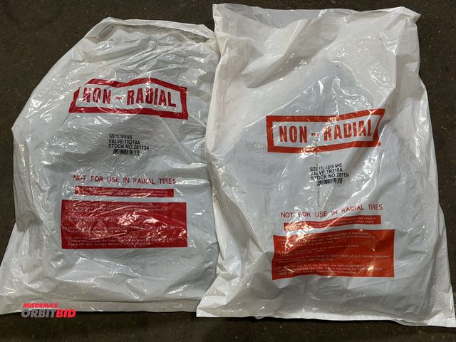 Lot 1-1198 - (2) size 11L-15/16 NHS non-radial inner tubes.